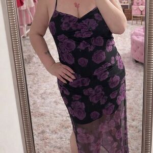 Floral Spaghetti Strap Dress